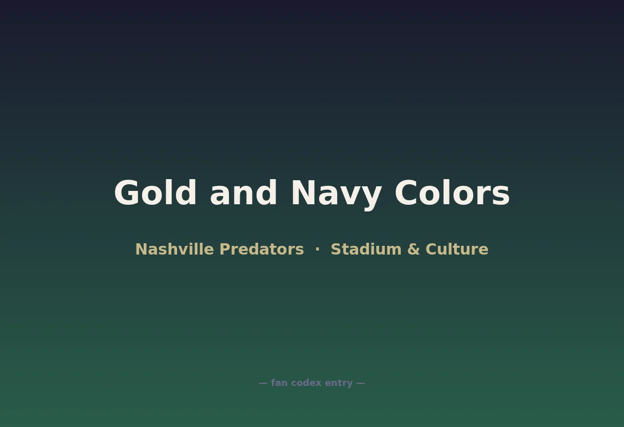 Gold and Navy Colors