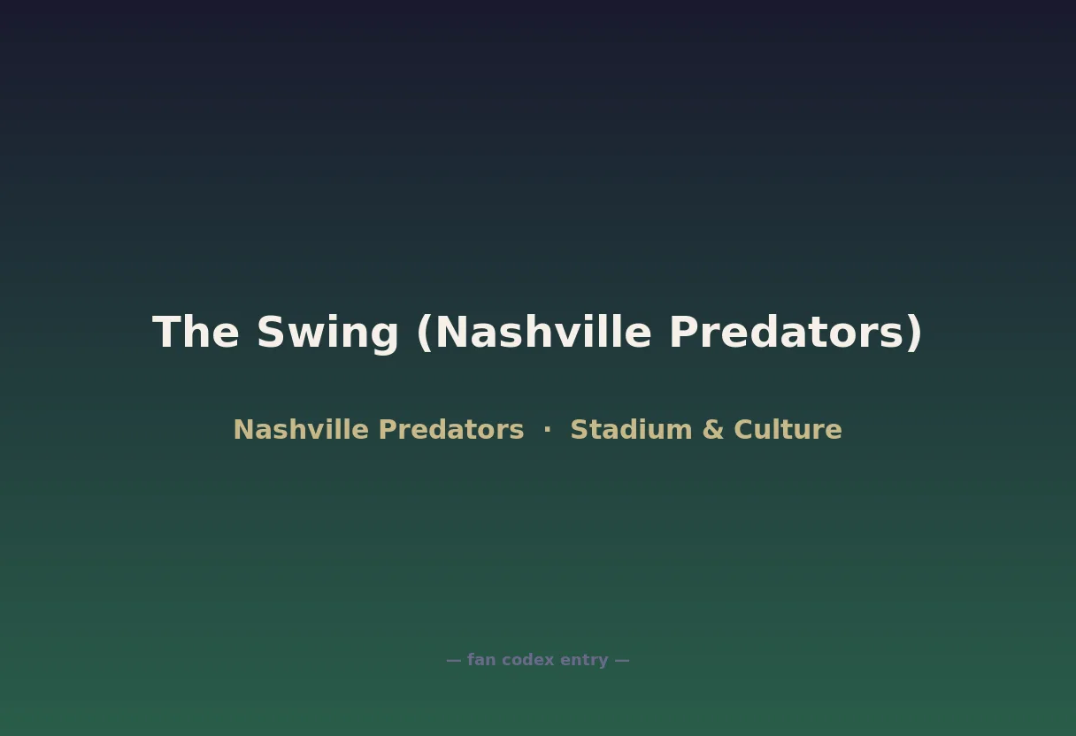 The Swing (Nashville Predators)