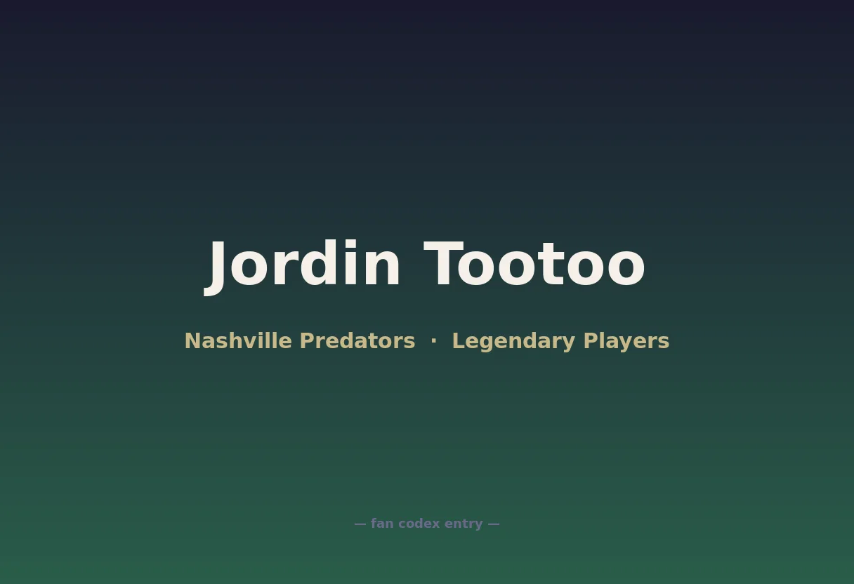 Jordin Tootoo