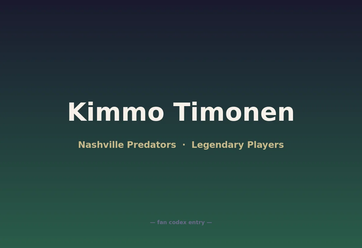 Kimmo Timonen