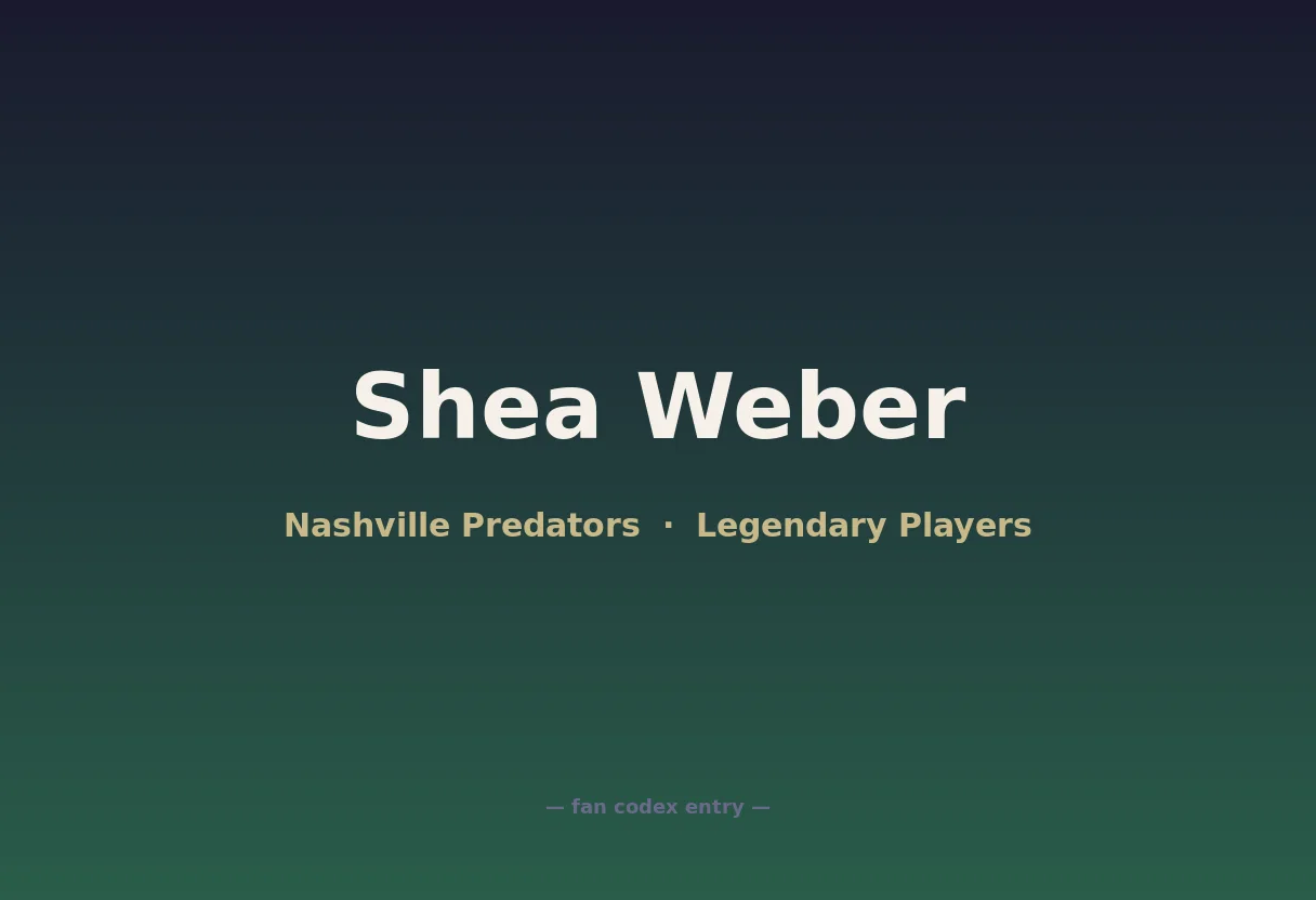 Shea Weber